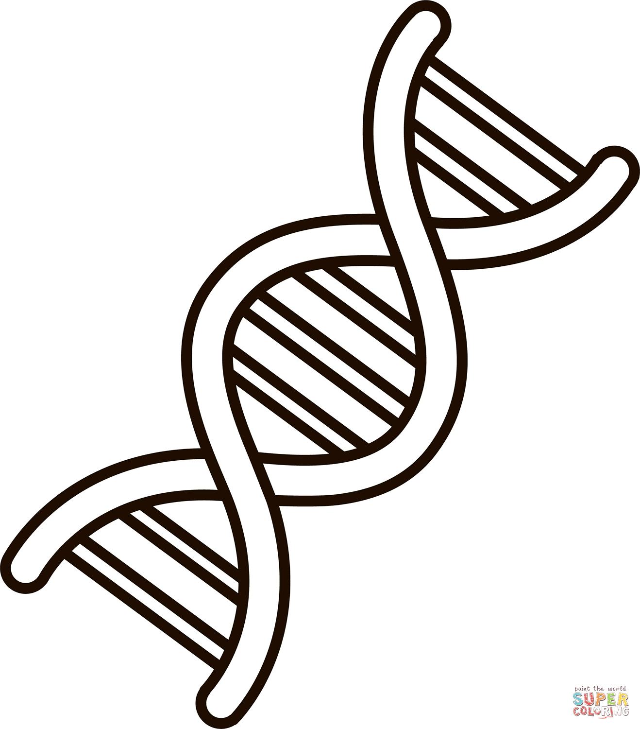 Dna coloring page free printable coloring pages