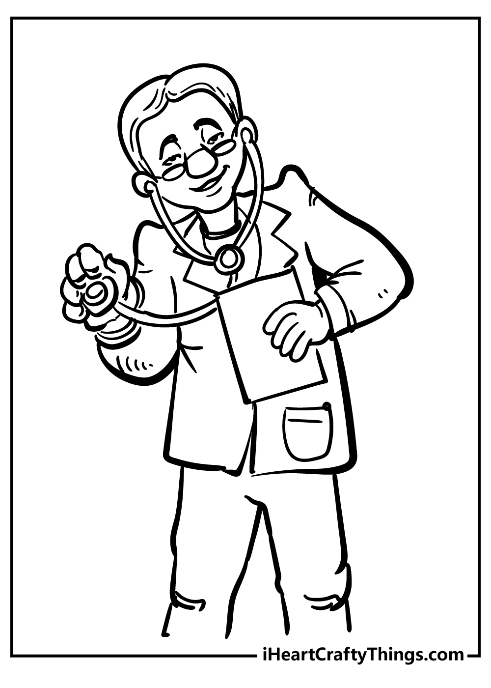 Doctor coloring pages free printables