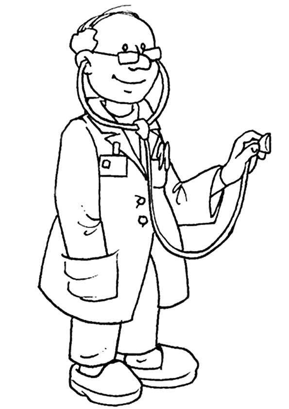 Doctor coloring pages