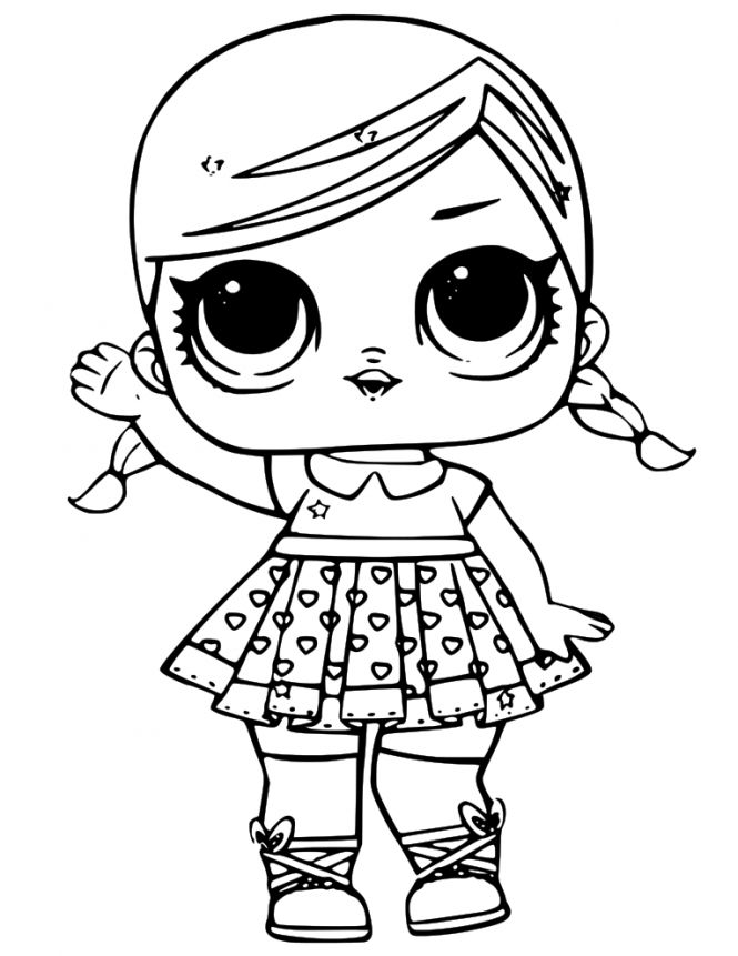 Lol dolls coloring pages