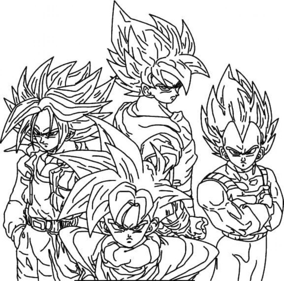 Dbz coloring pages free printable coloriage dragon coloriage dragon ball coloriage dragon ball z