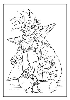 Join goku and his friends with big collection of dragon ball z coloring pages