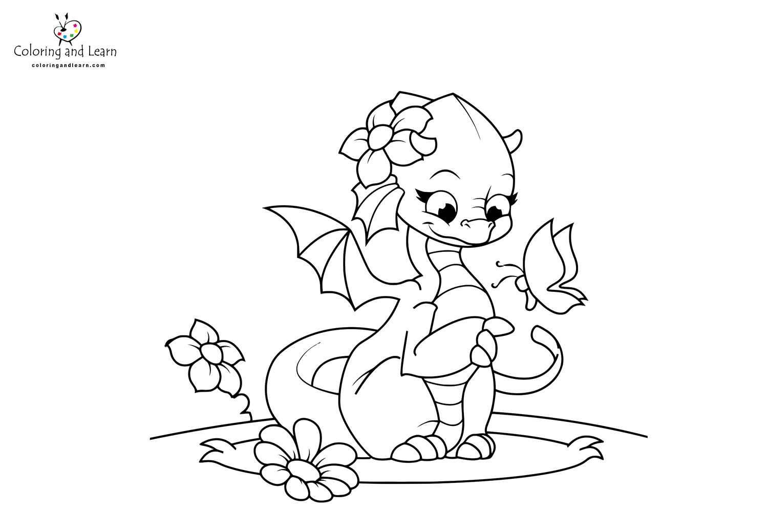 Dragon coloring pages