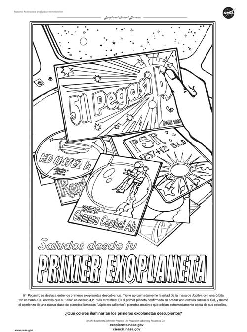 Pegasi b coloring page â exoplanet exploration planets beyond our solar system