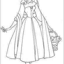 Aurora coloring pages