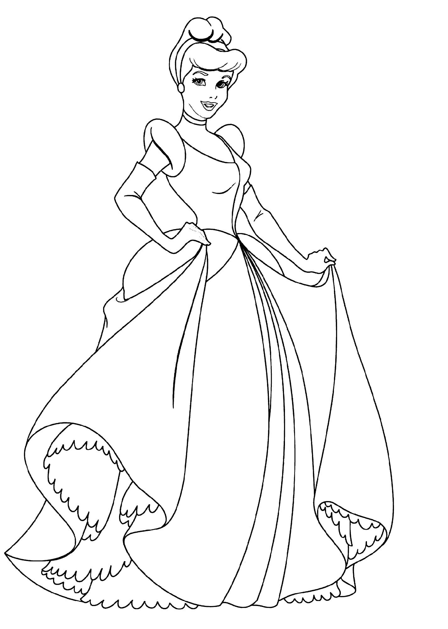 Princess cinderella coloring pages for coloring class k worksheets princess coloring pages cinderella coloring pages princess coloring