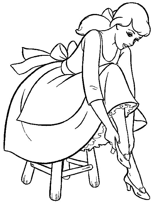 Gif image cinderella coloring pages coloring pages princess coloring pages