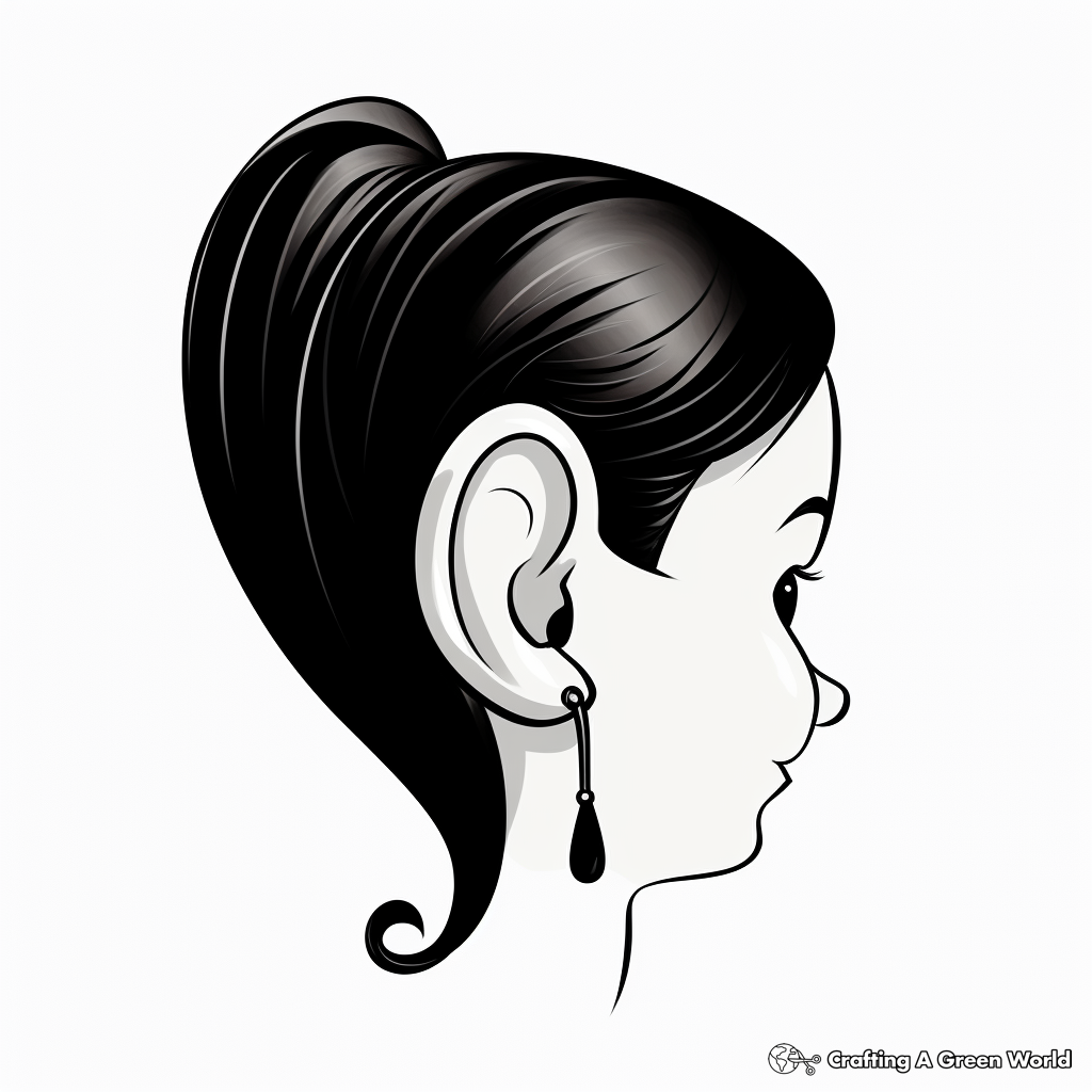 Ear coloring pages