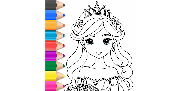 Princess coloring book games