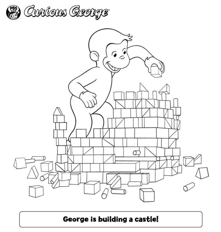 Building blocks coloring page kids coloringâ kids for parents