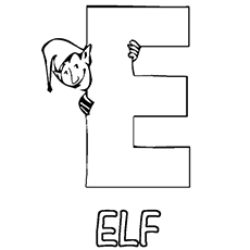 Top free printable letter e coloring pages online