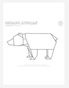 Printable origami ideas origami origami animals animal coloring pages