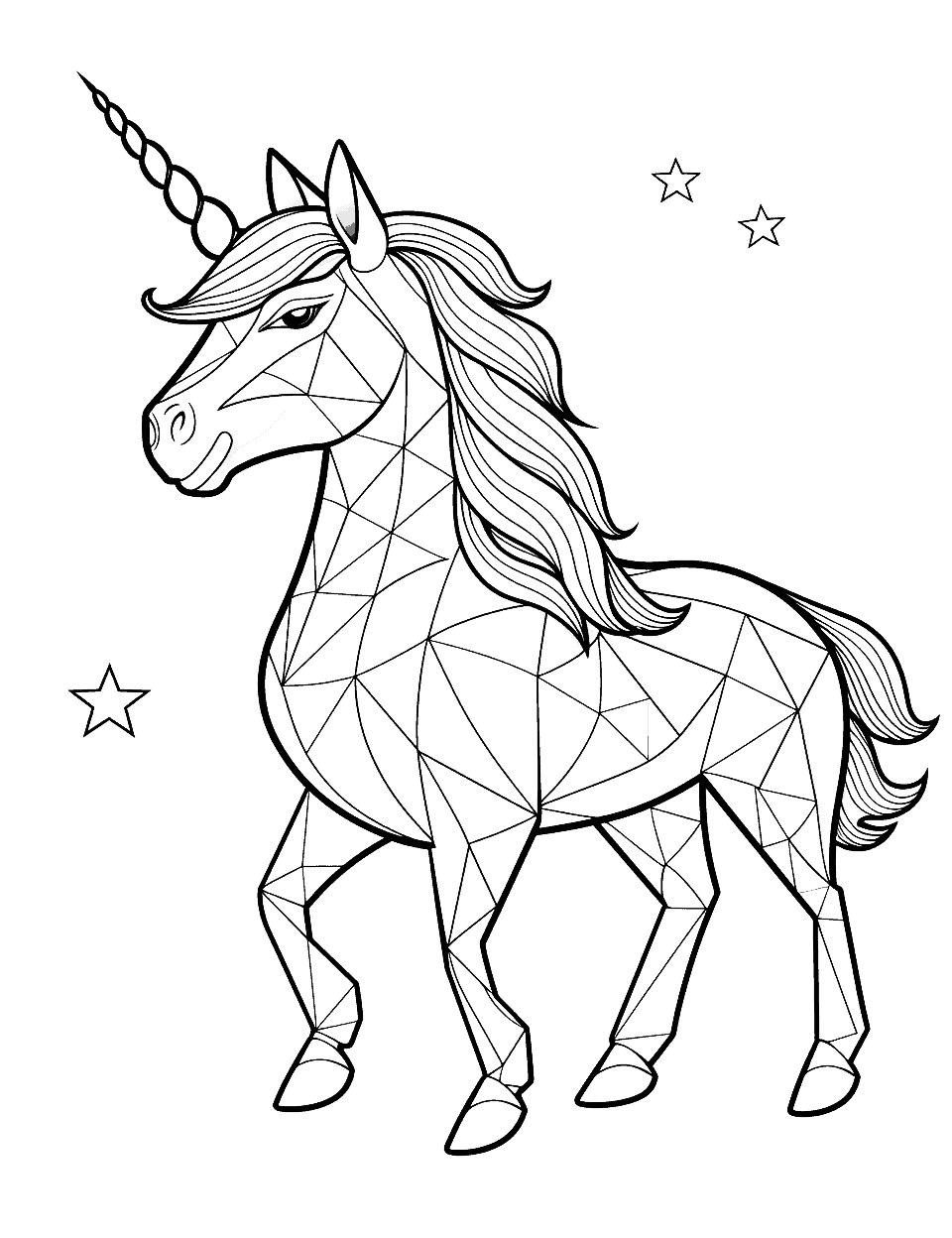 Unicorn coloring pages free printable sheets