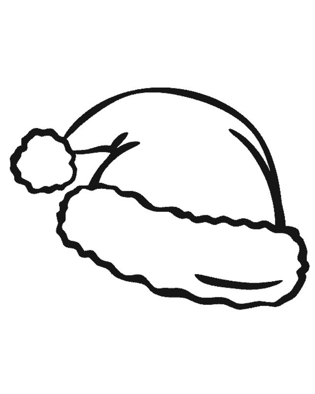 Free printable santa hat coloring pages for kids santa claus drawing christmas coloring pages santa hat