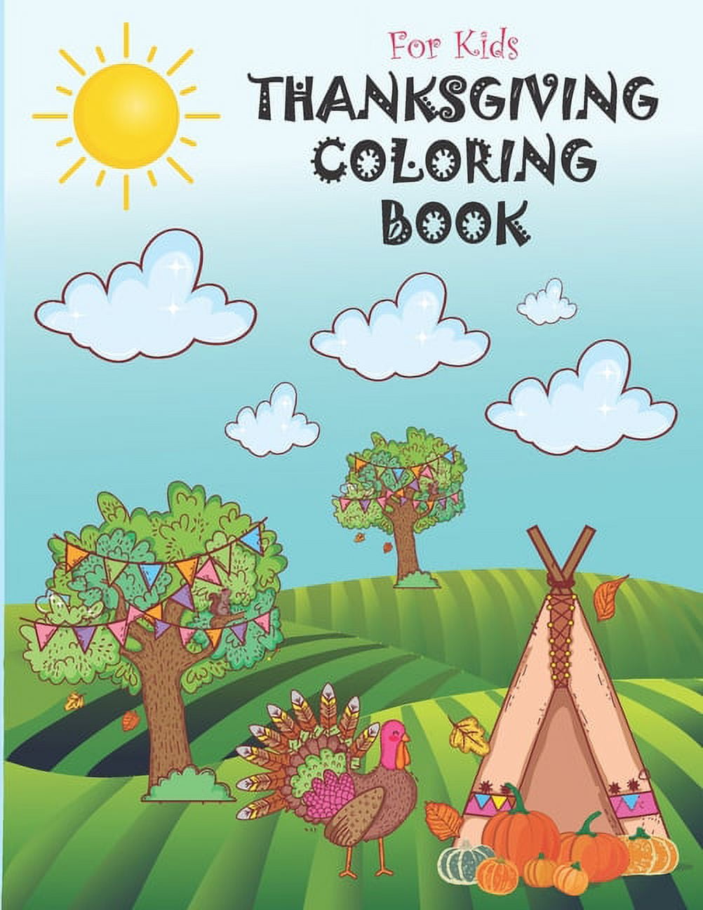 Thanksgiving coloring book for kids turkey coloring book happy thanksgiving coloring book for kids thanksgiving coloring book for toddlers a collection of fun and cute thanksgiving coloring pages toddler fall and