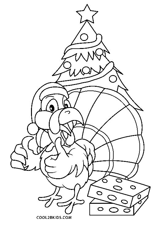 Turkey coloring pages