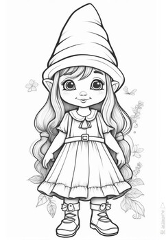 Christmas elves coloring pages christmas elves coloring sheet vol