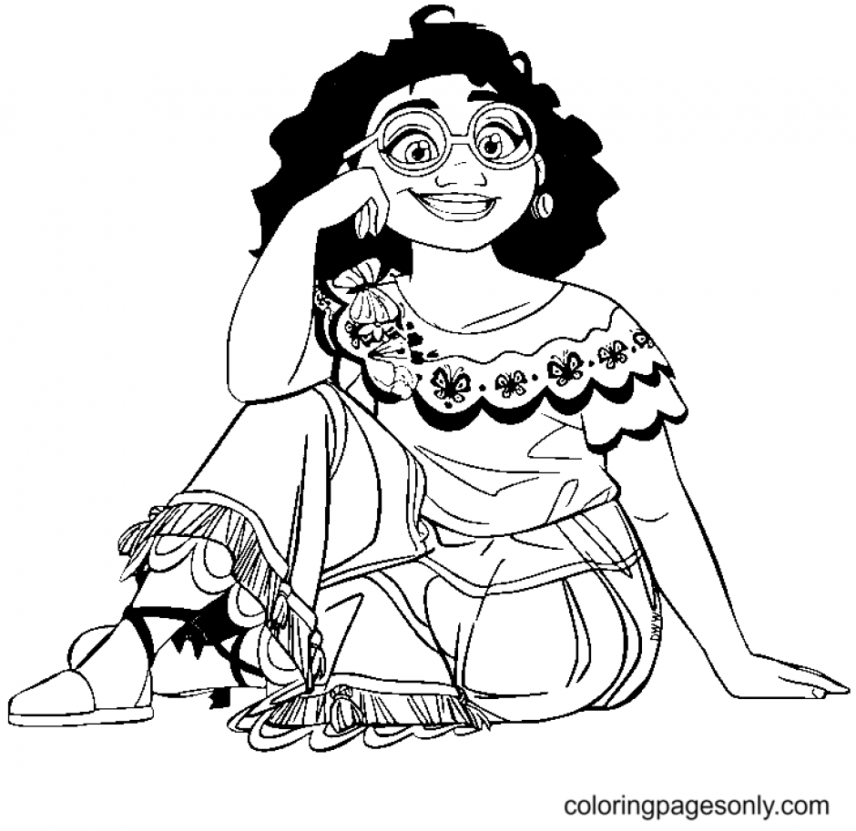 Encanto mirabel madrigal coloring pages