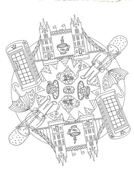 England coloring page by miss dolleys classroom tpt