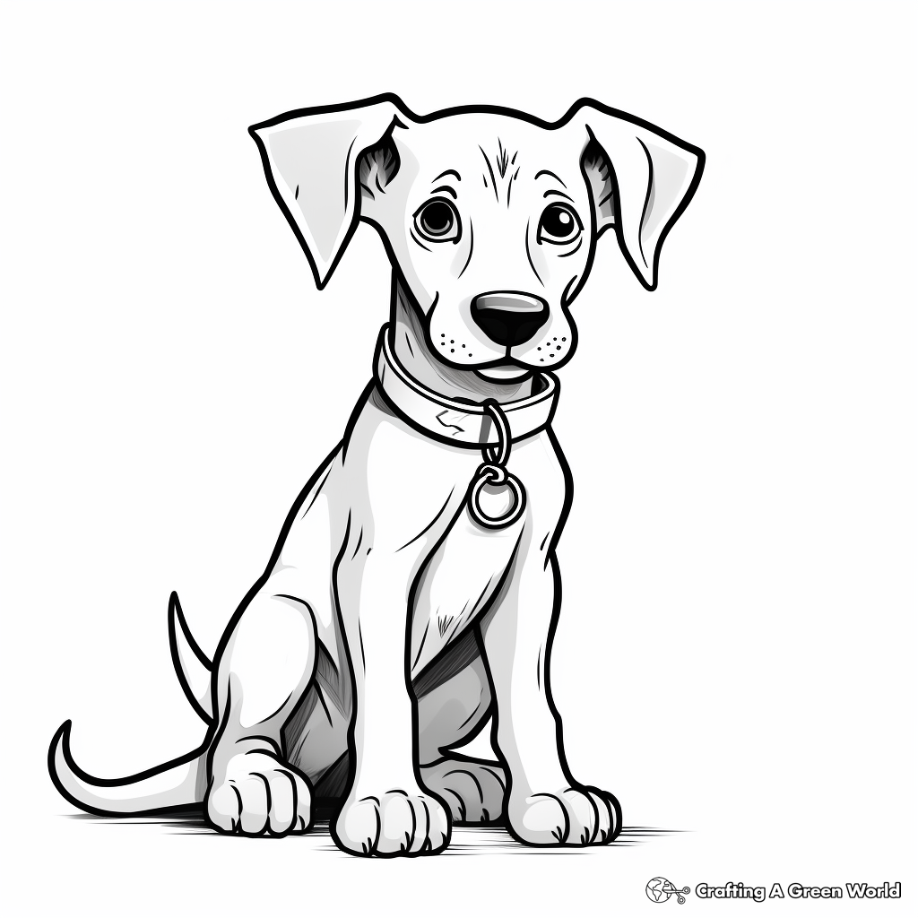 Doberman coloring pages