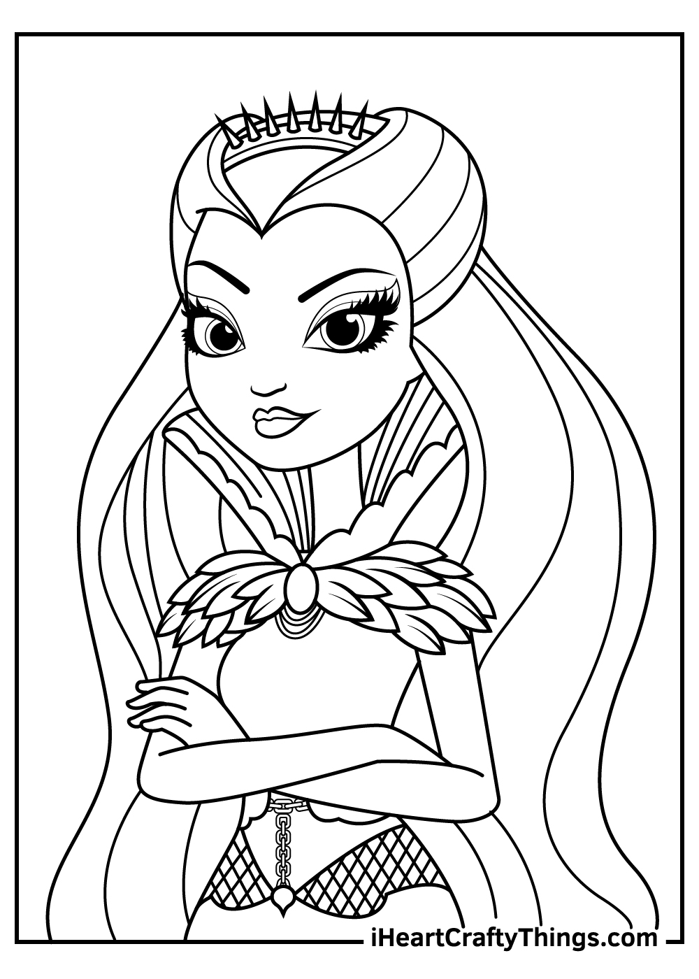 Ever after high coloring pages free printables