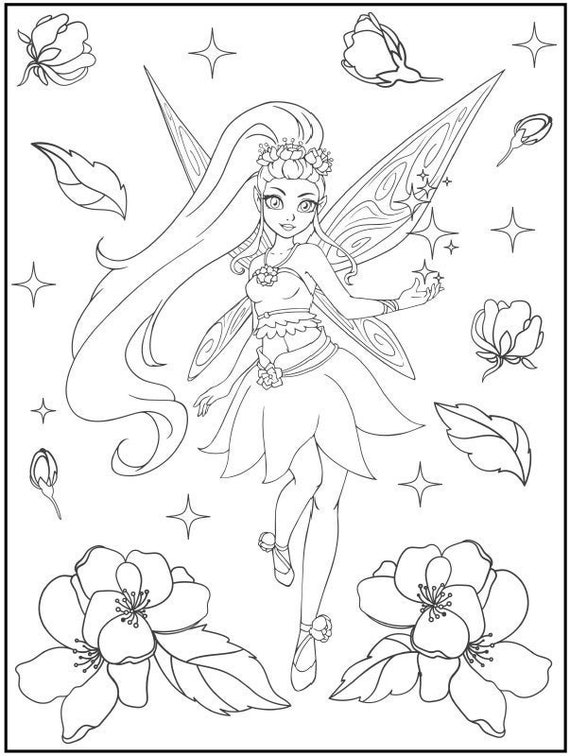 Coloring pages fairies vol