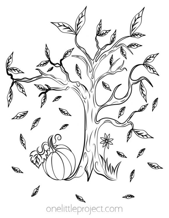 Fall coloring pages free printable fall coloring sheets