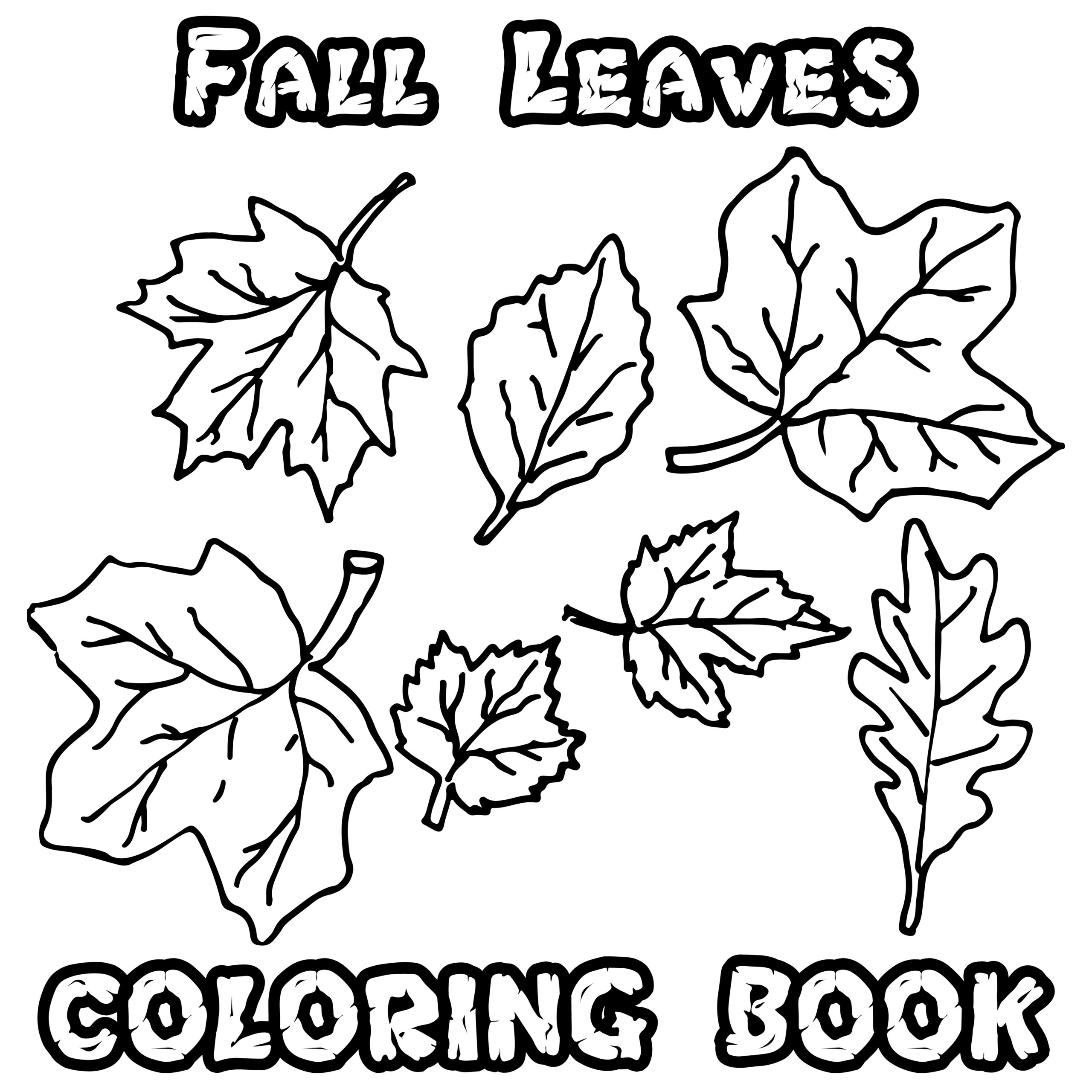 Fall leaves coloring book leaves autumn coloring pages made by teachers