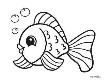 Fish coloring pages