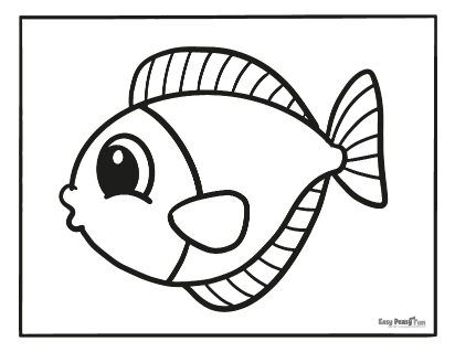 Fish coloring pages