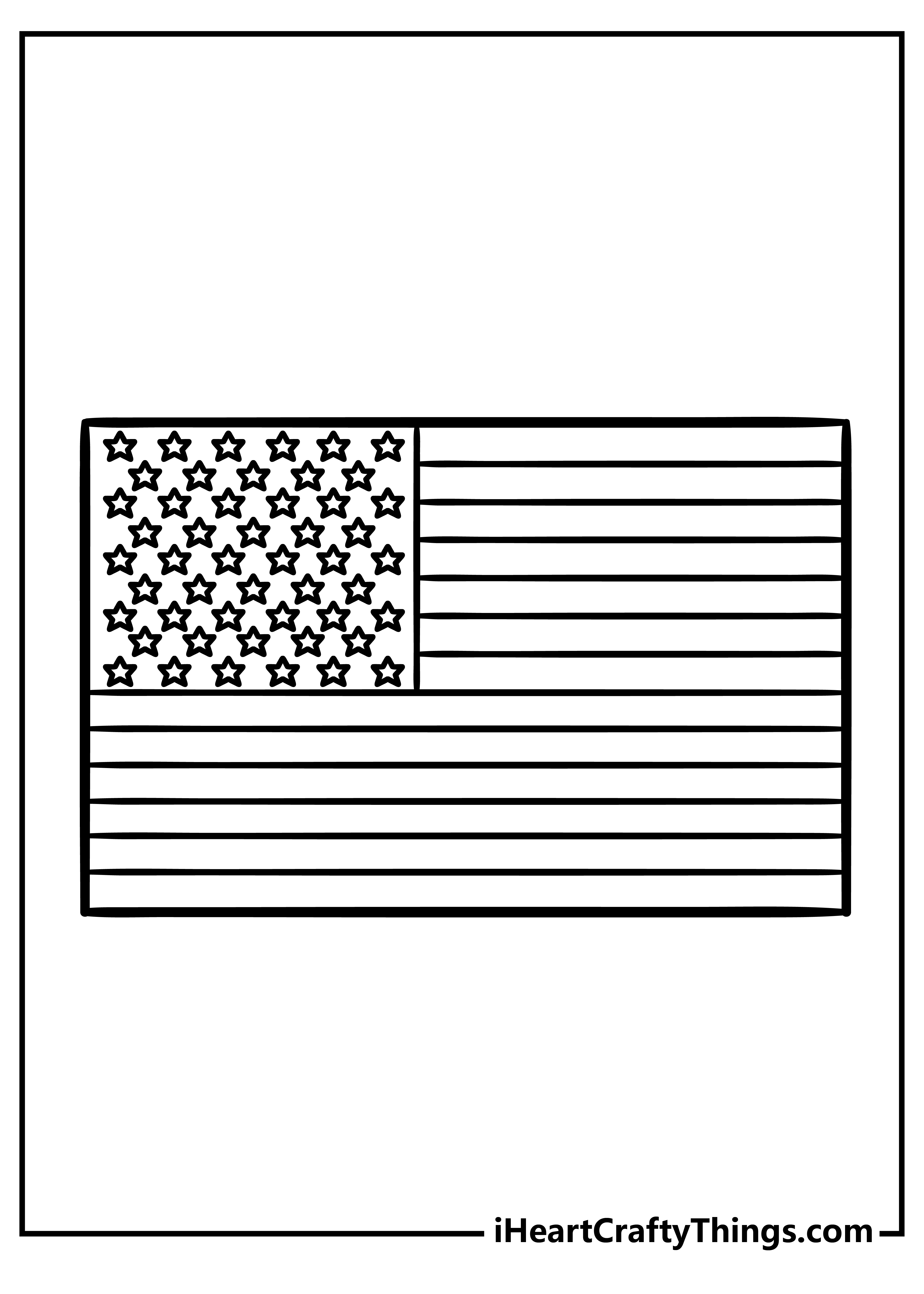 American flag coloring pages free printables