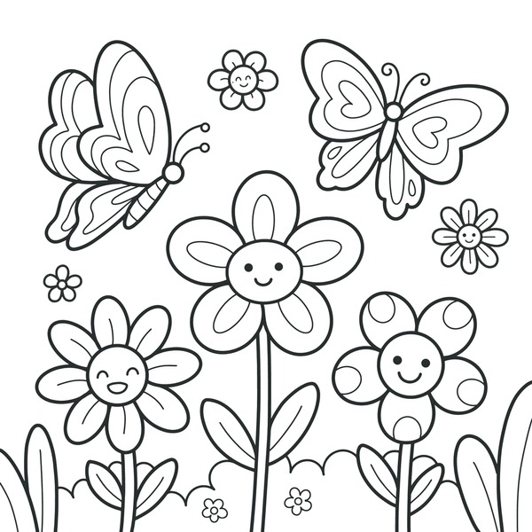 Thousand coloring pages butterfly royalty