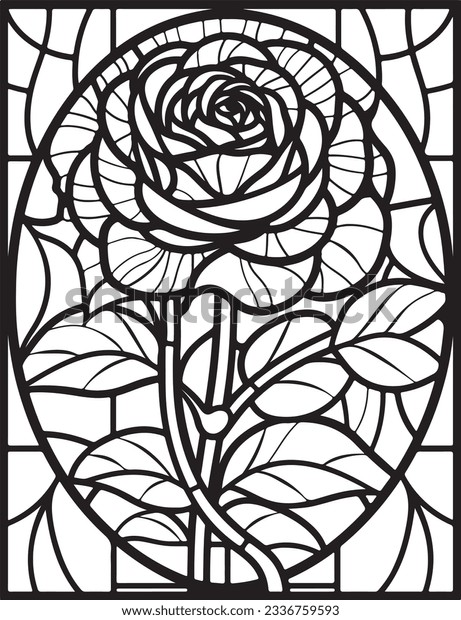 Rose coloring page images stock photos d objects vectors