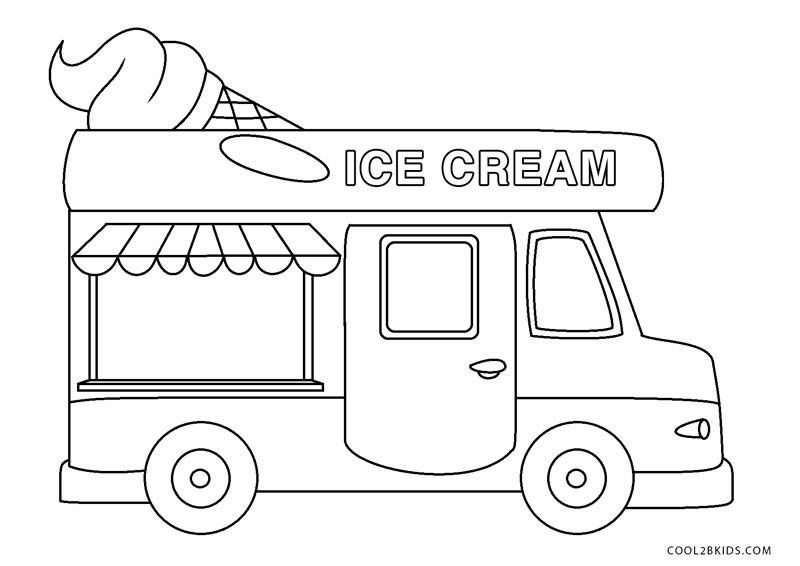 Free printable truck coloring pages for kids truck coloring pages ice cream truck ice cream coloring pages