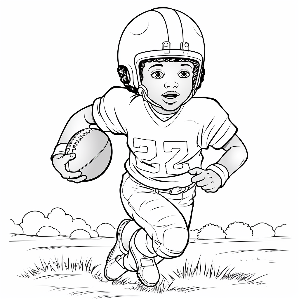 Football coloring pages