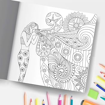 Coloring book for girls ages