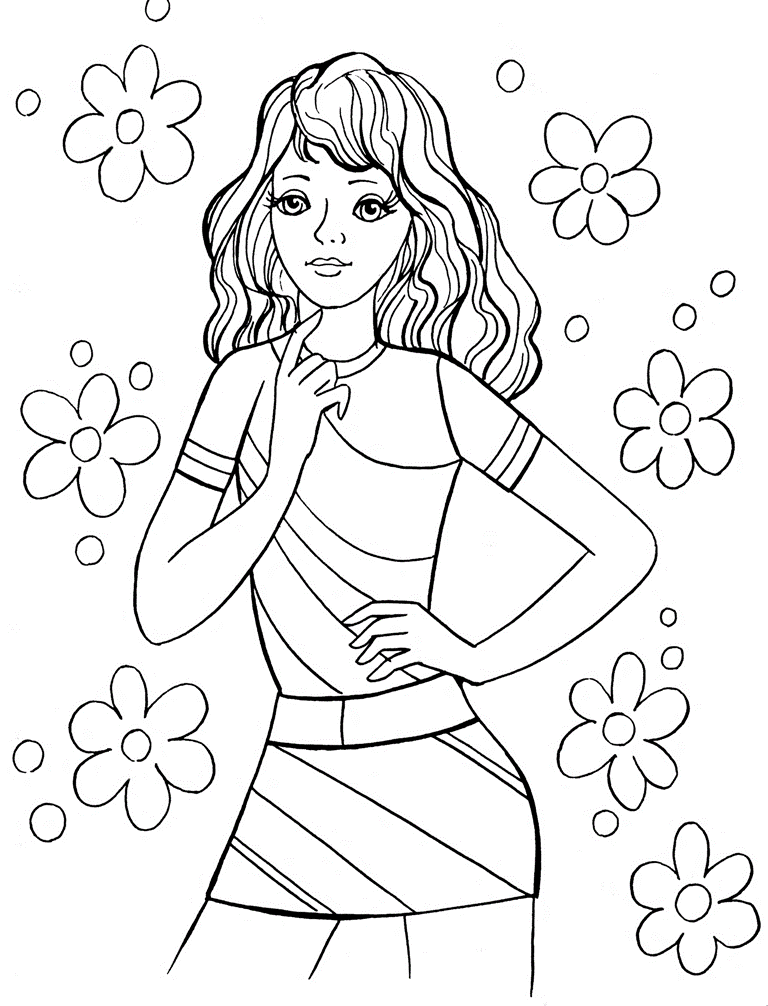 Coloring pages for girls