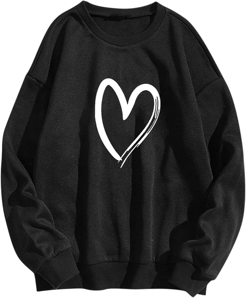 Cute hoodies for girls years old womens graphic sweatshirt long print sleeve casual top pullover black s clothing shoes jewelry