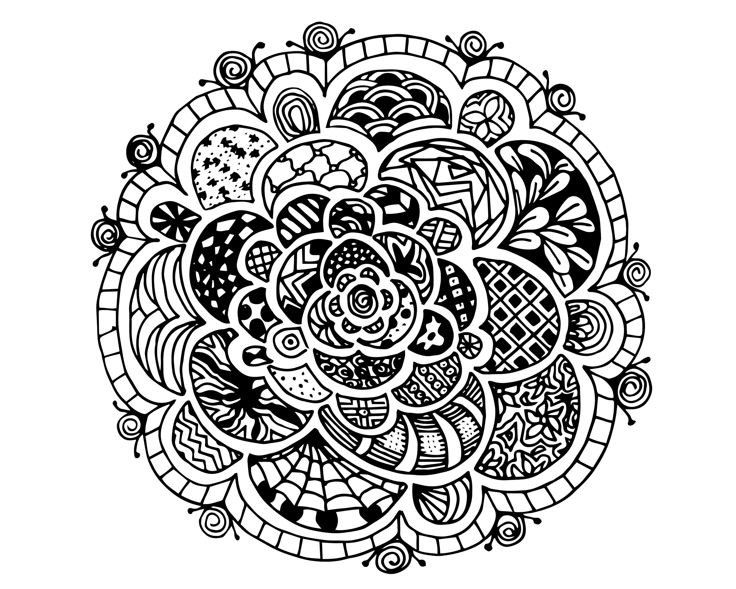 Coloring pages for teens