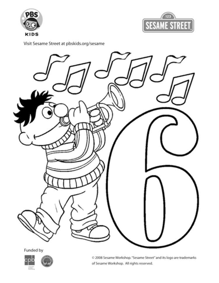 The number coloring page kids coloringâ kids for parents