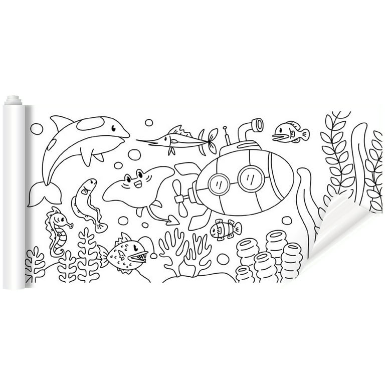 Childrens drawing roll