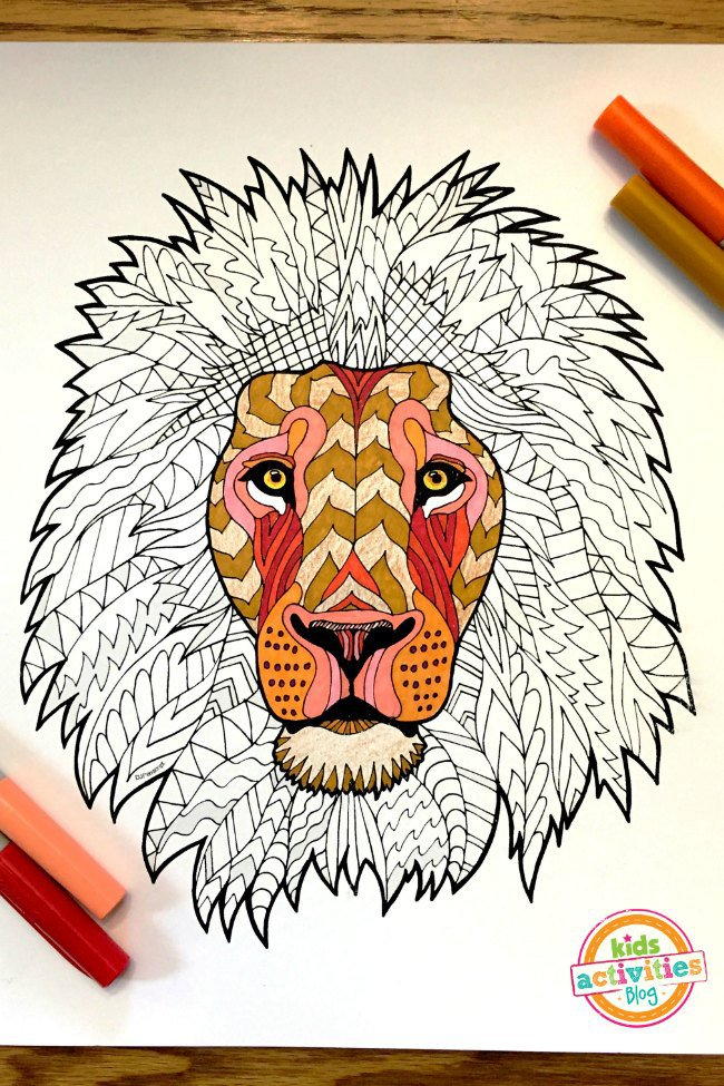 Awesome coloring pages for men