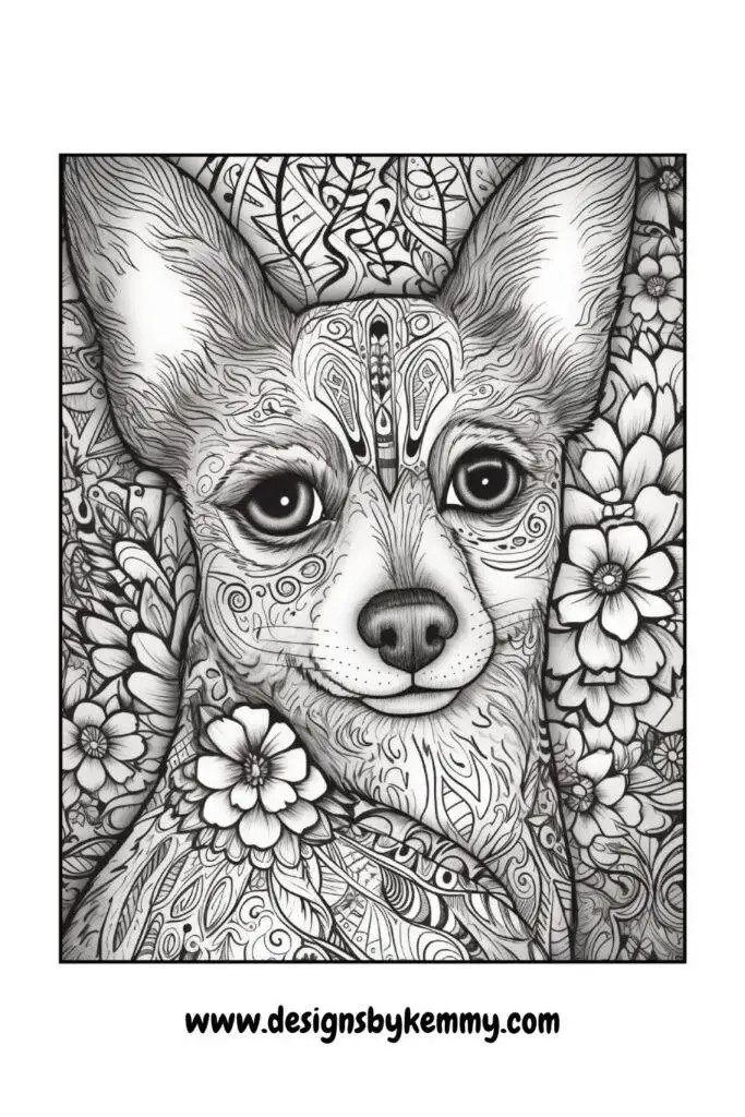 Wild animals coloring pages for adults