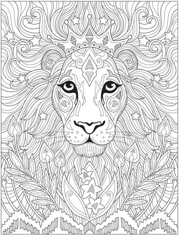 Free printable wildlife coloring pages lion coloring pages detailed coloring pages animal coloring pages
