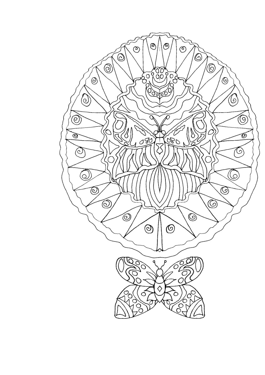 Free printable adult coloring pages featuring animals