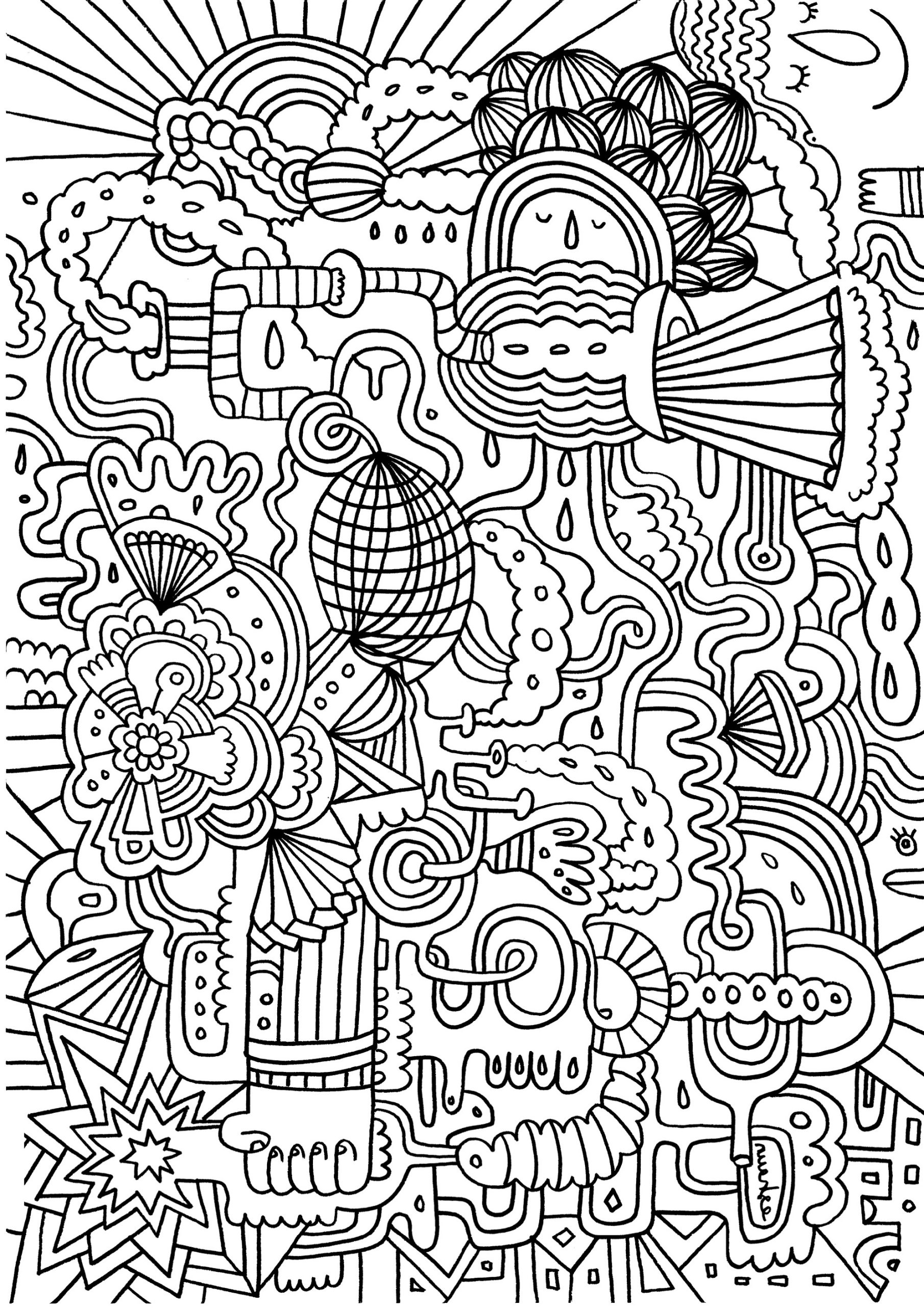 Advanced coloring pages to print for adults activity shelter