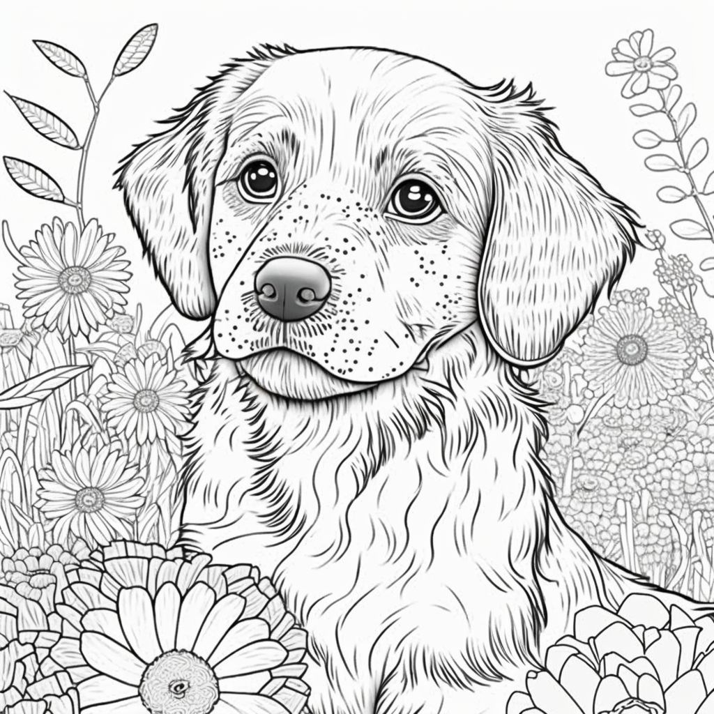 Adorable dog coloring pages for kids unleash your childs creativity made by teachers