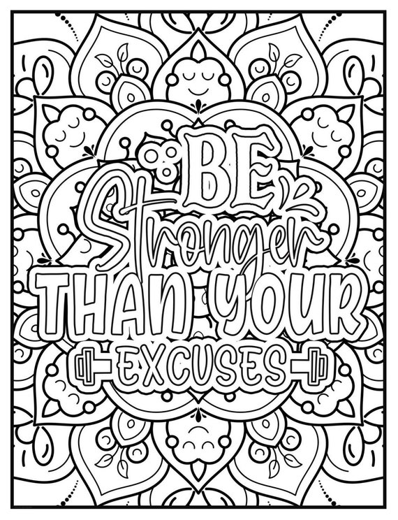 Motivational coloring pages volume