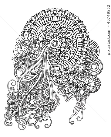 Mandala adult coloring pages