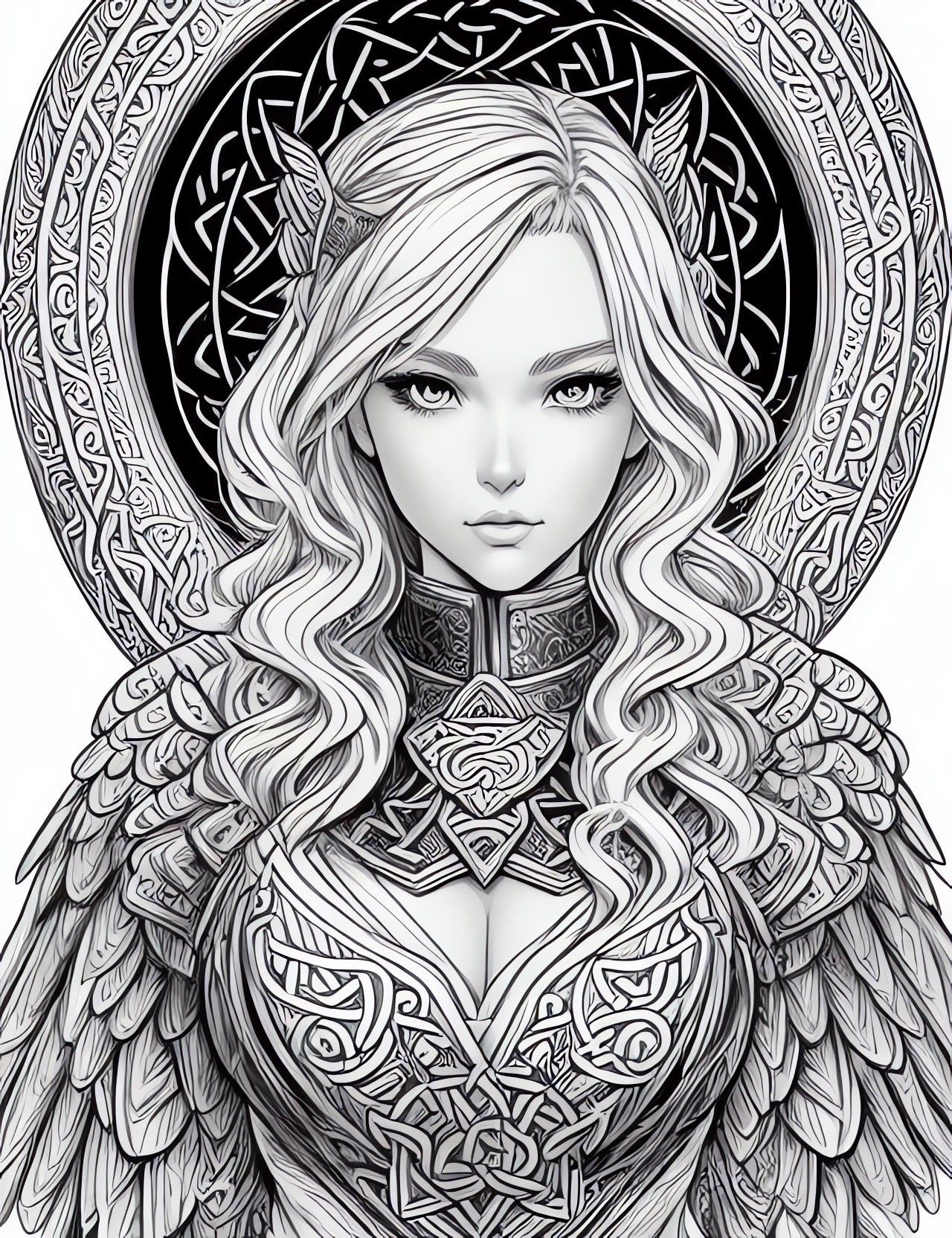 Valkyrie portraits grayscale